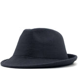 Mens Kentucky Derby Hats Men and Women Autumn and Winter Solid Color Woolen British Casual