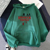 Stranger Things Hoodie Stranger Things Printed Hoodie Fleece Padded Coat Sweatshirt