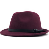 Mens Kentucky Derby Hats Men and Women Autumn and Winter Solid Color Retro Fashion Casual