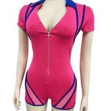 See through Pants Suit Fashion Women's Wear Sexy Evening See-through Jumpsuit