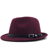 Mens Kentucky Derby Hats Men and Women Autumn and Winter Woolen Hat Retro Fashion Casual