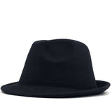 Mens Kentucky Derby Hats Men and Women Autumn and Winter Solid Color Woolen British Casual