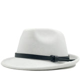 Mens Kentucky Derby Hats Men and Women Autumn and Winter Solid Color Retro Fashion Casual