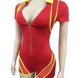 See through Pants Suit Fashion Women's Wear Sexy Evening See-through Jumpsuit