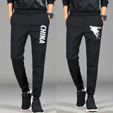 Men Pants Autumn Men's Casual Pants Ice Silk Loose Sports Pants