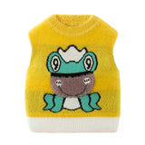 Boys Sweater Vest Kids' Sweater Autumn and Winter Cartoon Vest Baby