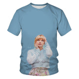 Taylor Swift Merch Men's T-shirt 3D Digital Printing Short Sleeve