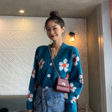 Preppy Aesthetic Sweater Spring and Autumn Coat Loose Autumn Short