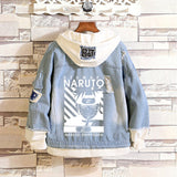 Comic Denim Jacket Casual Loose Denim Jacket