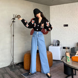 Preppy Aesthetic Sweater Spring and Autumn Coat Loose Autumn Short