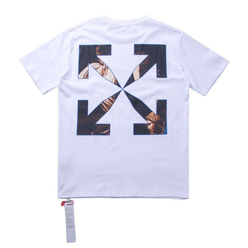 Caravaggio T Shirt Religious Oil Painting Direct Injection Loose Large Size Short Sleeve T-shirt