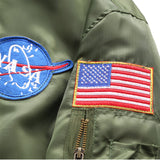 Varsity Bomber Jacket Autumn and Winter Men's Sports Stand Collar Jacket Air Force No. 1 Ma01 Pilot Baseball Uniform