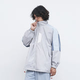 White Varsity Jacket Autumn Preppy Style Multi-Color Coat Jacket Teenagers Outerwear