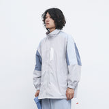White Varsity Jacket Autumn Preppy Style Multi-Color Coat Jacket Teenagers Outerwear