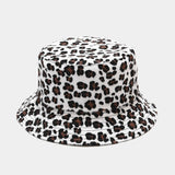 Leopard Fur Hat Sun Hat
