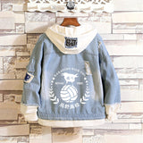 Comic Denim Jacket Anime Male Fashion Denim Jacket