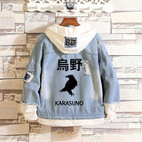 Comic Denim Jacket Anime Male Fashion Denim Jacket