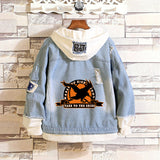 Comic Denim Jacket Anime Male Fashion Denim Jacket