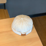 Beanies Hat Men's Summer Skullcap Women's No Brim Hip Hop Retro a Sailor's Cap