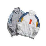 White Varsity Jacket Autumn Preppy Style Multi-Color Coat Jacket Teenagers Outerwear
