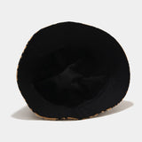 Leopard Fur Hat Sun Hat