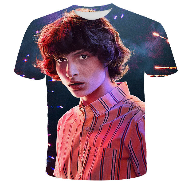 Stranger Things T Shirt Printed Men's and Women's Loose Short Sleeve T-shirt