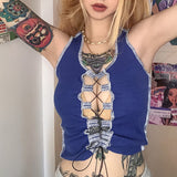 Music Festivals Rave Outfits Girls Tops Autumn and Winter Women's Slim Vest