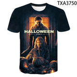 Michael Myers T Shirt Summer Printed round Neck Men and Women