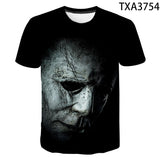 Michael Myers T Shirt Summer Printed round Neck Men and Women