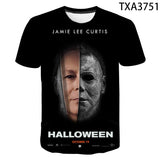 Michael Myers T Shirt Summer Printed round Neck Men and Women