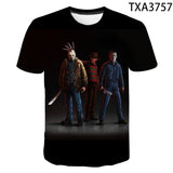 Michael Myers T Shirt Summer Printed round Neck Men and Women
