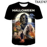 Michael Myers T Shirt Summer Printed round Neck Men and Women