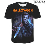 Michael Myers T Shirt Summer Printed round Neck Men and Women