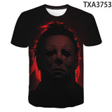 Michael Myers T Shirt Summer Printed round Neck Men and Women