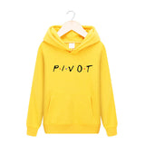 Friends Joey Hoodie Letter Print Men and Women plus Velvet Hooded Pullover