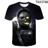 Michael Myers T Shirt Summer Printed round Neck Men and Women
