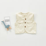 Autumn Tops Denim Vest Coat Children's Vest Loose Top