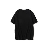 Shark Print T Shirt Cartoon Graffiti Little Daisy T-Shirt Summer Printed Short Sleeve