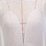 Women Lace Wedding Dress Fashion Women's Wear Sexy Lace See-through Dress
