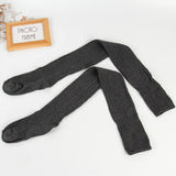 Winter Thick Knit Thigh High Socks Long Stockings Boot Stockings Knitted over the Knee Bunching Socks