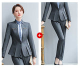 Women Autumn Uniform Designs Formal Style Office Lady Bussiness Attire Work Suit Business Wear Women's Suit Work Clothes