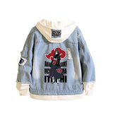 Comic Denim Jacket Women's Denim Jacket Hoodie