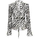 Music Festivals Rave Outfits Girls Tops Autumn and Winter Women's Cardigan Long Sleeved Fitted T-shirt