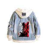 Comic Denim Jacket Women's Denim Jacket Hoodie