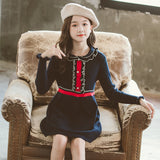 Girls' Dress Spring Sweaters Fashion Dress Children Dress