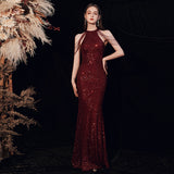 Daisy Buchanan Dress Women'S Tassel Sequins Slim Dress