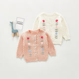 Autumn Tops Spring and Autumn Sweater Knitted Embroidered Coat Top Cardigan