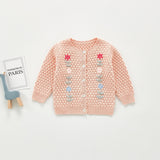 Autumn Tops Spring and Autumn Sweater Knitted Embroidered Coat Top Cardigan