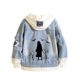 Comic Denim Jacket Women's Denim Jacket Hoodie