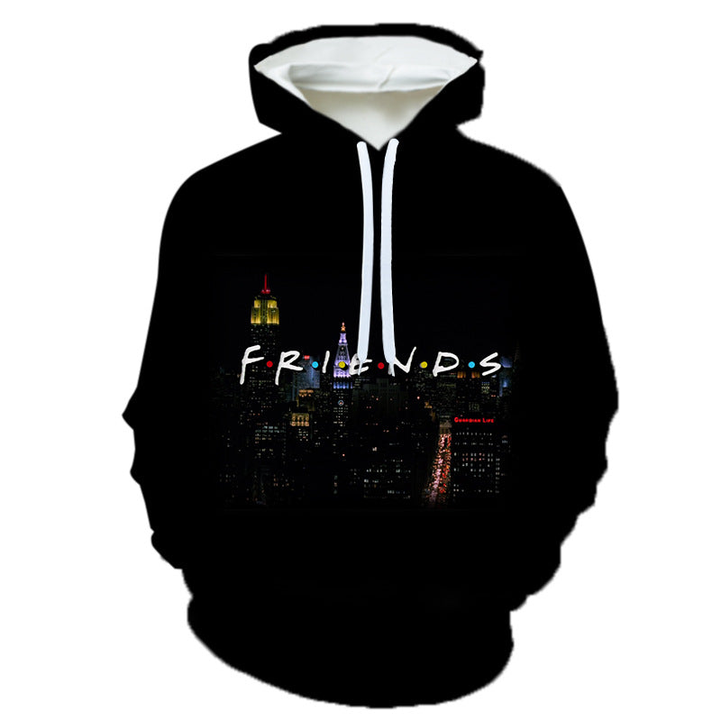 Friends Joey Hoodie Printed Men'S And Women'S Casual Hoodie Sweater
